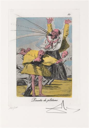 SALVADOR DALÍ Les Caprices de Goya.